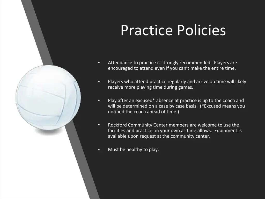 practice policies