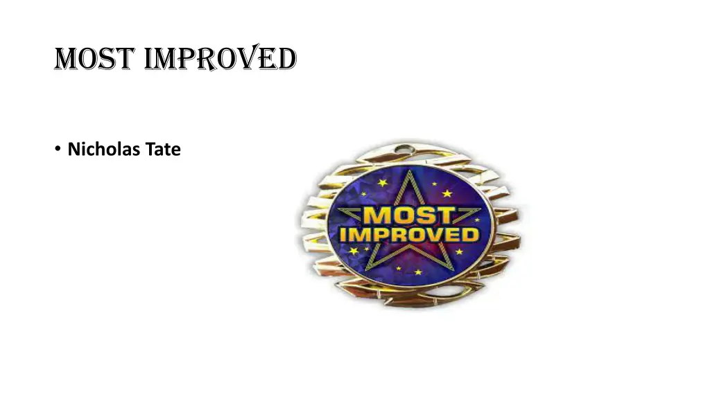 most improved 2