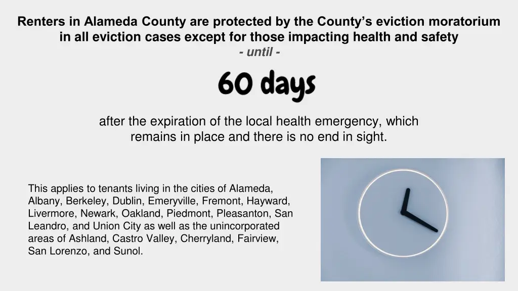 renters in alameda county are protected