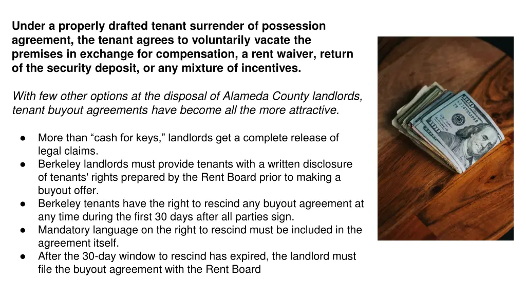 under a properly drafted tenant surrender