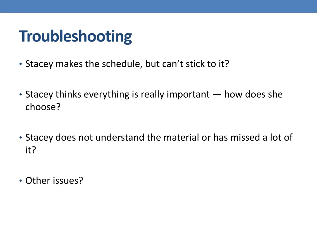 troubleshooting