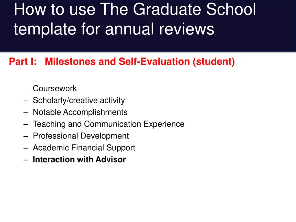 how to use the graduate school template 1