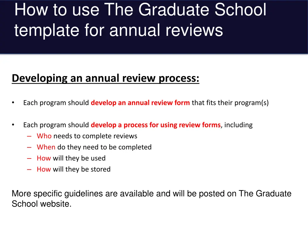 how to use the graduate school template 3