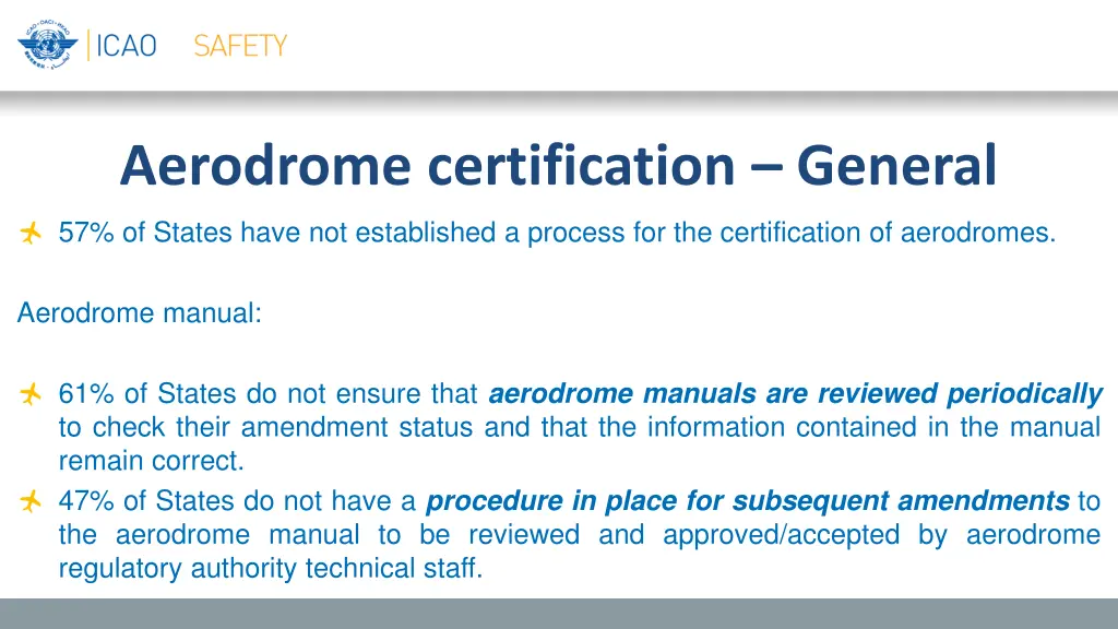 aerodrome certification general