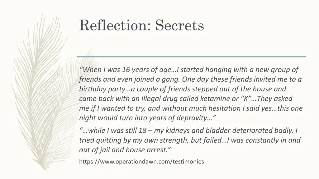 reflection secrets 1