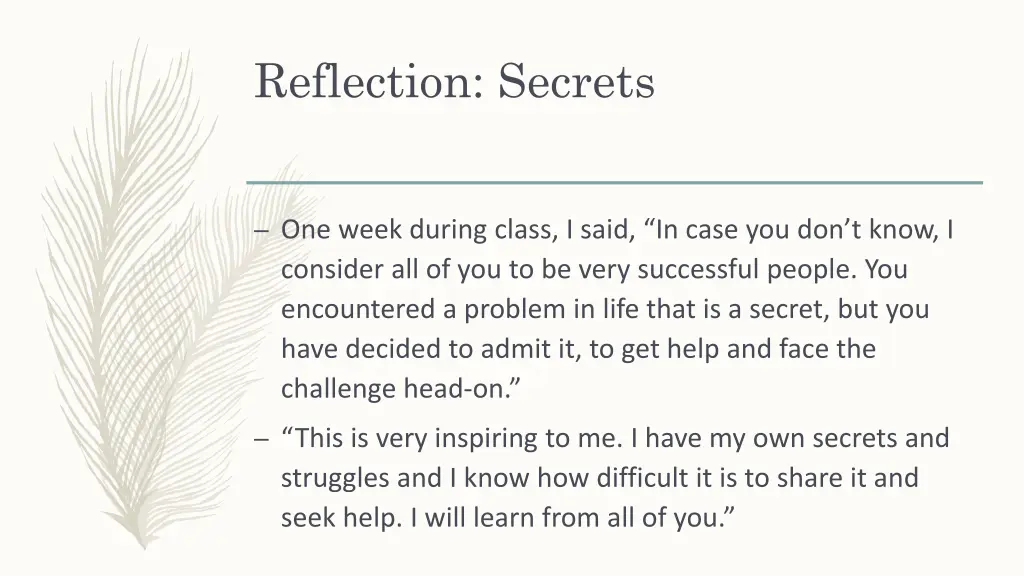 reflection secrets 4