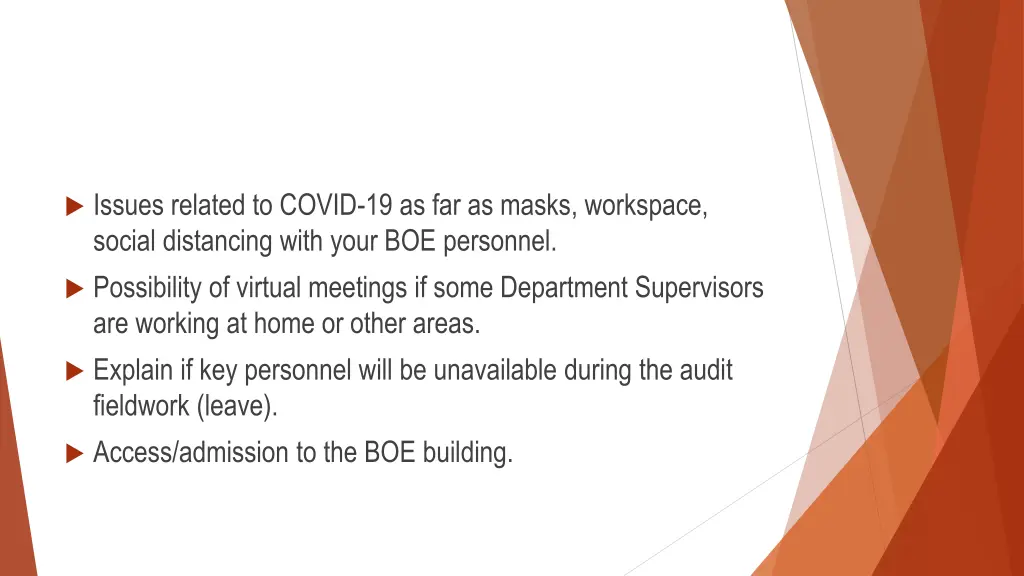 issues related to covid 19 as far as masks