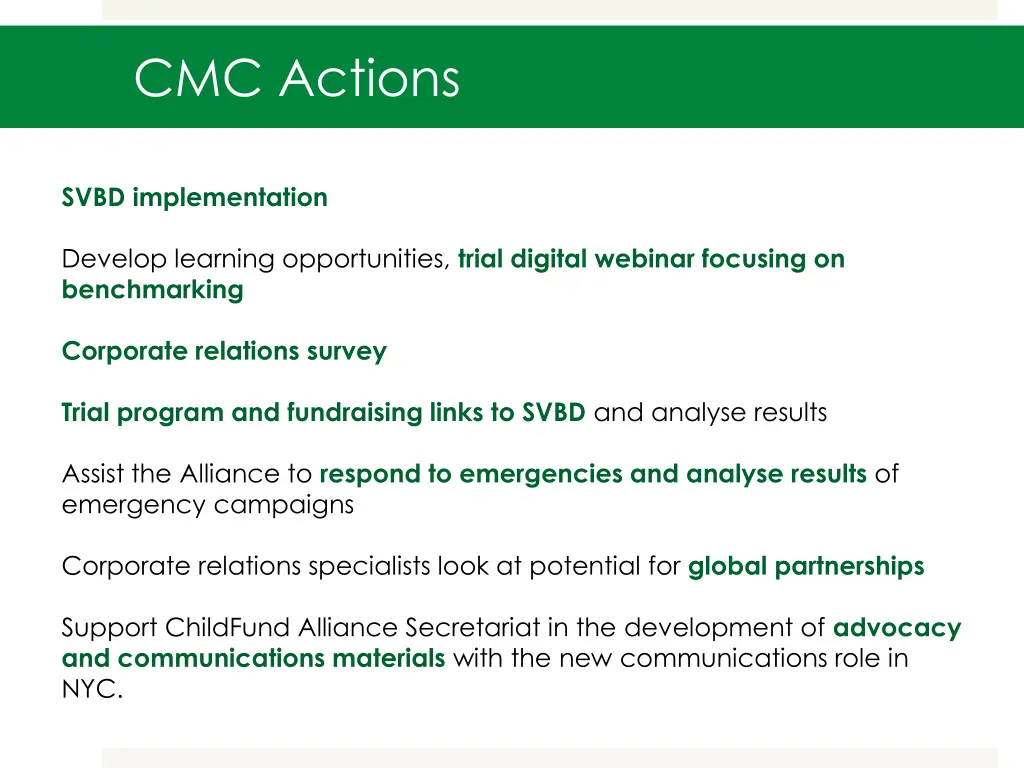 cmc actions