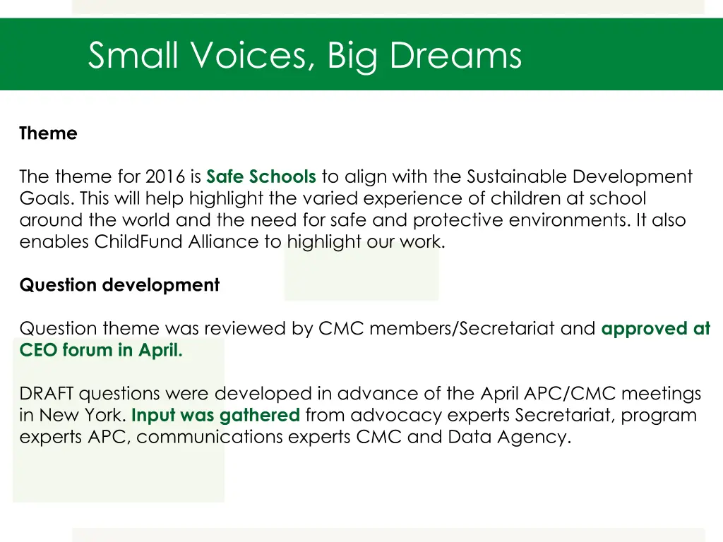 small voices big dreams 1