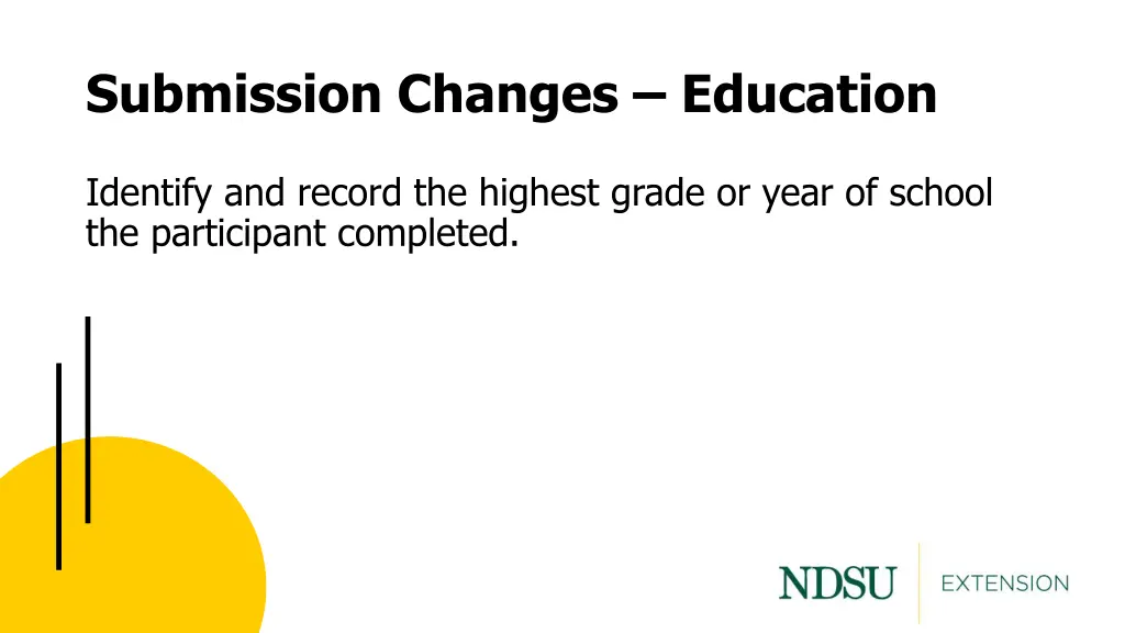 submission changes education