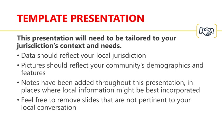 template presentation