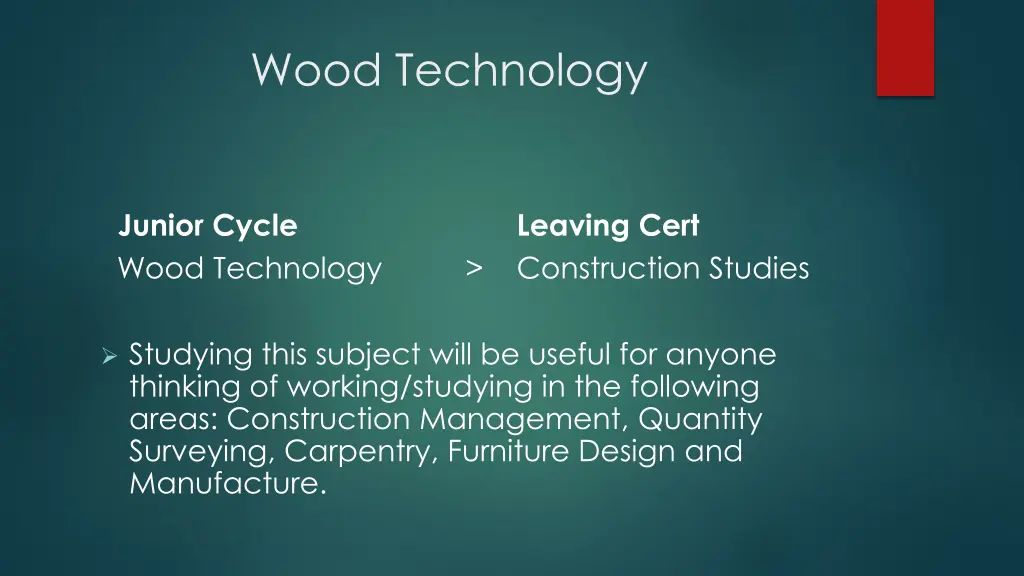 wood technology