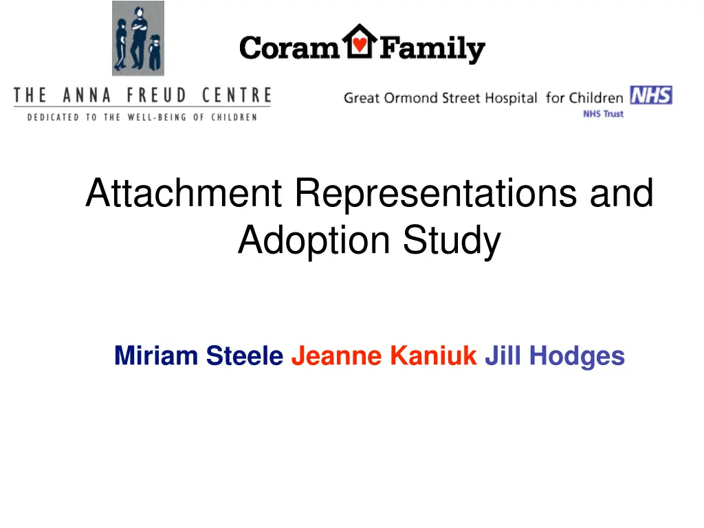 attachment representations and adoption study