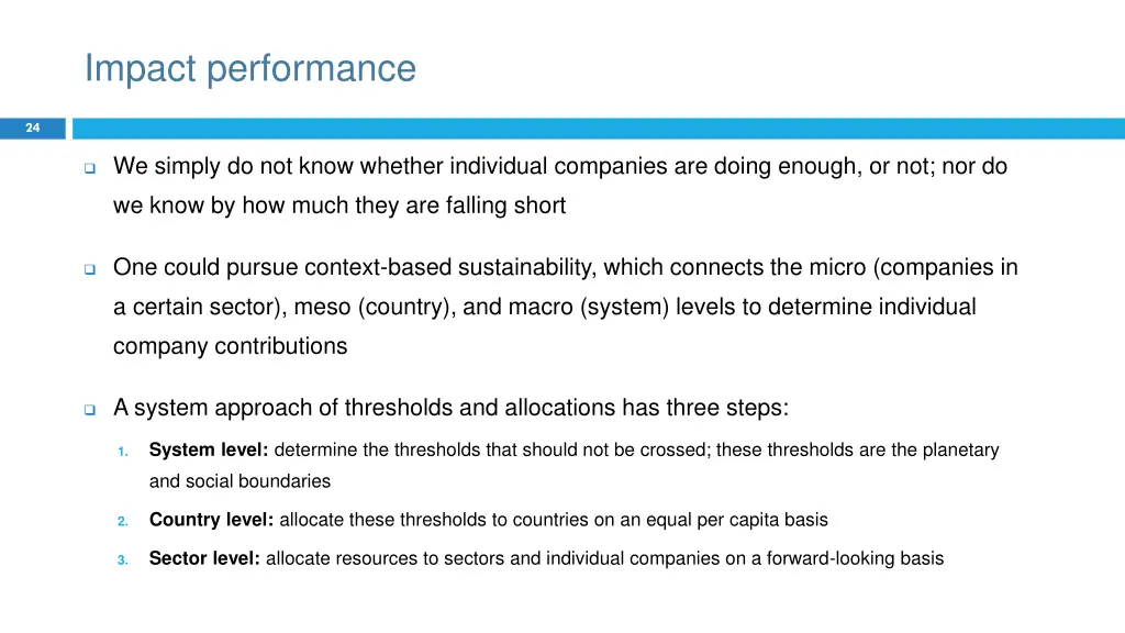 impact performance