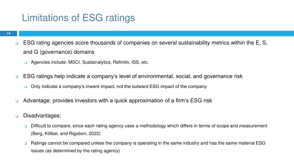 limitations of esg ratings