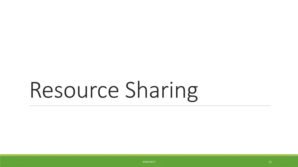 resource sharing