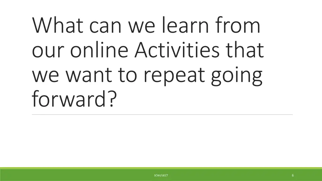 what can we learn from our online activities that