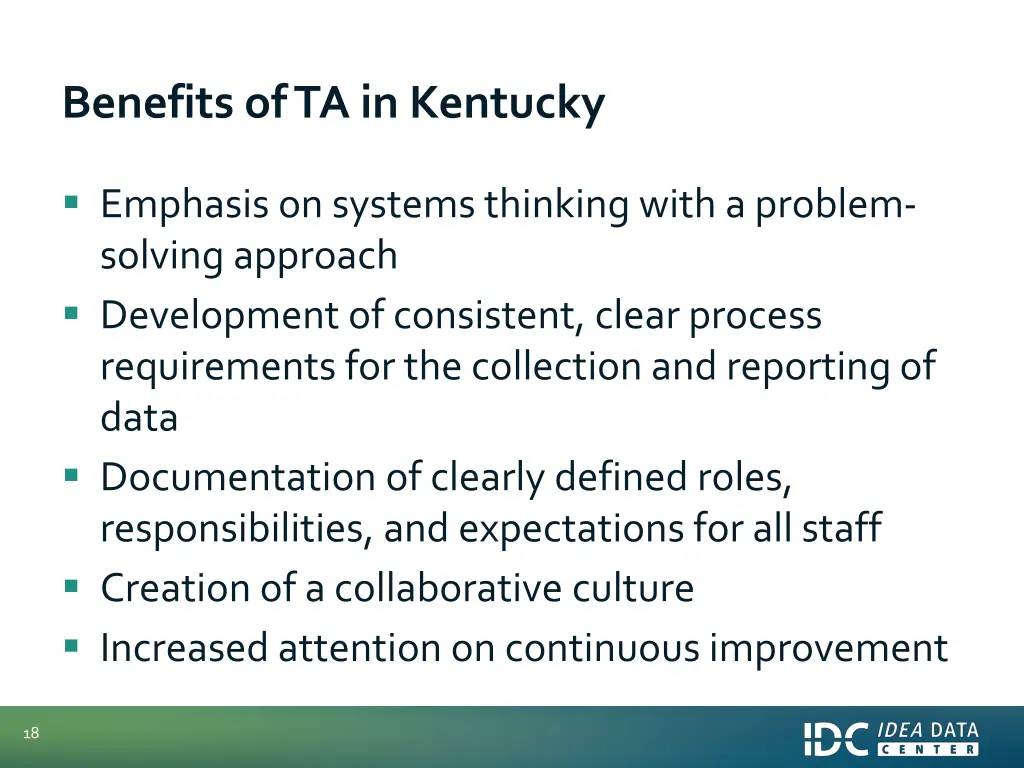 benefits of ta in kentucky