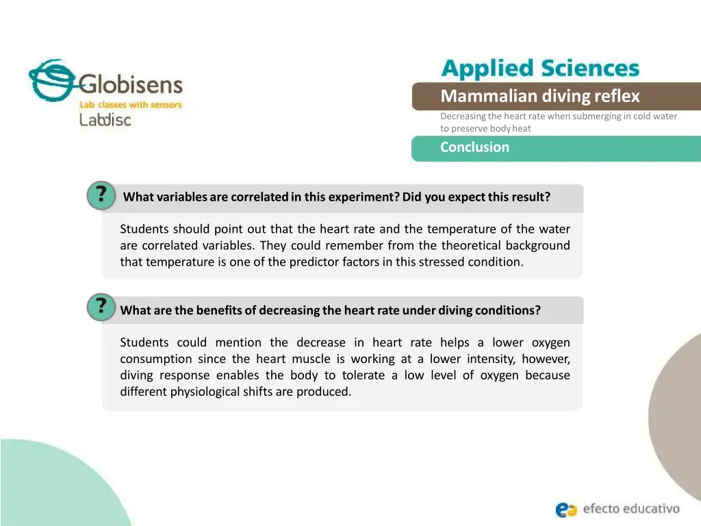 mammalian divingreflex decreasing the heart rate 16