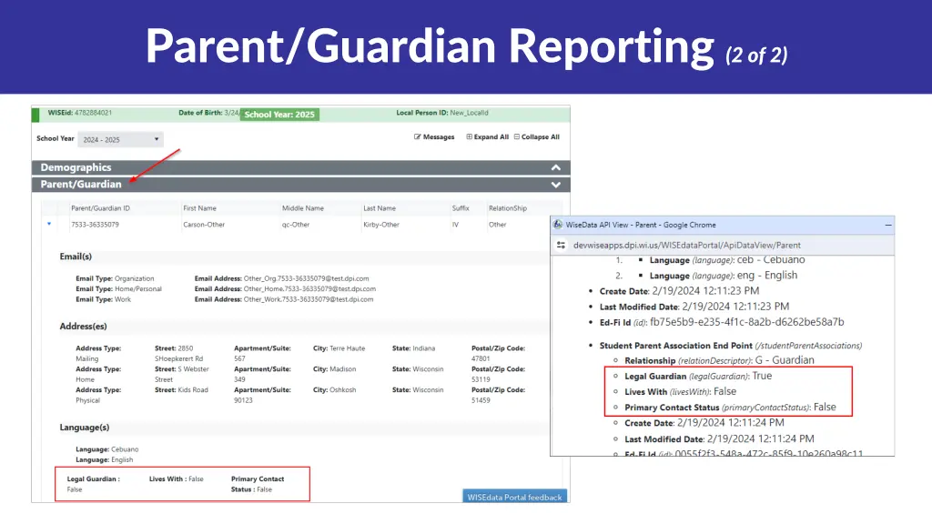 parent guardian reporting 2 of 2