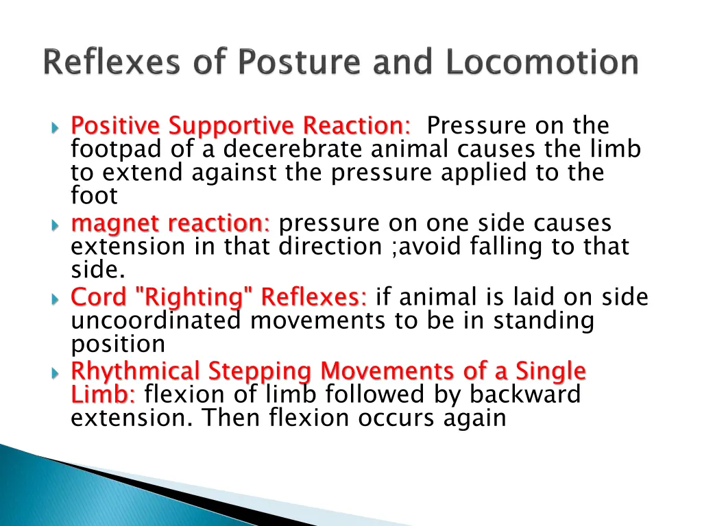 positive supportive reaction pressure