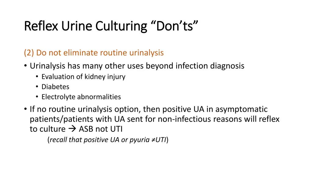 reflex urine culturing don ts reflex urine 1