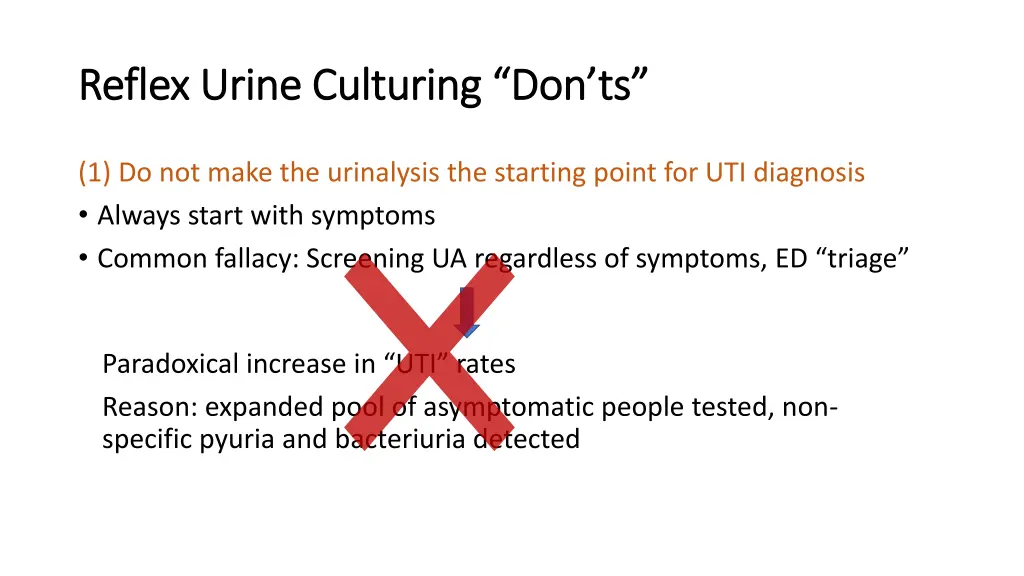 reflex urine culturing don ts reflex urine