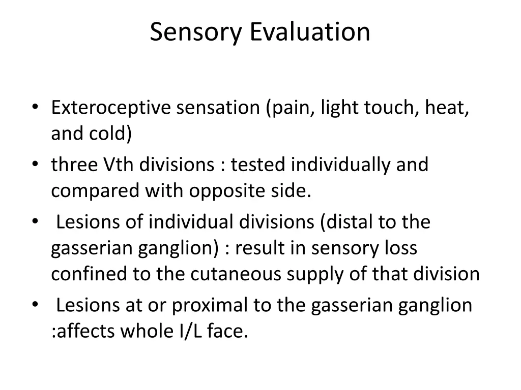 sensory evaluation