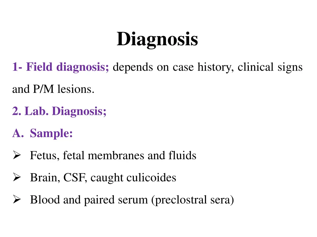 diagnosis