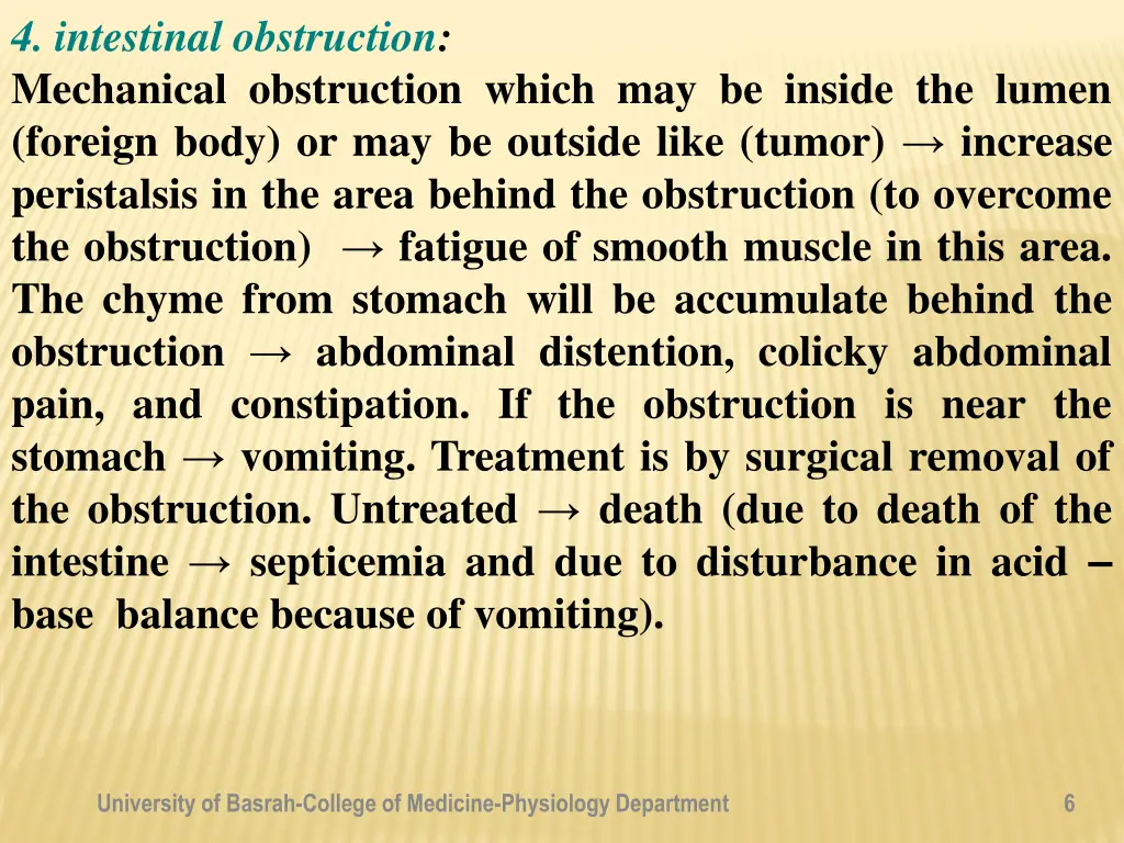 4 intestinal obstruction mechanical obstruction