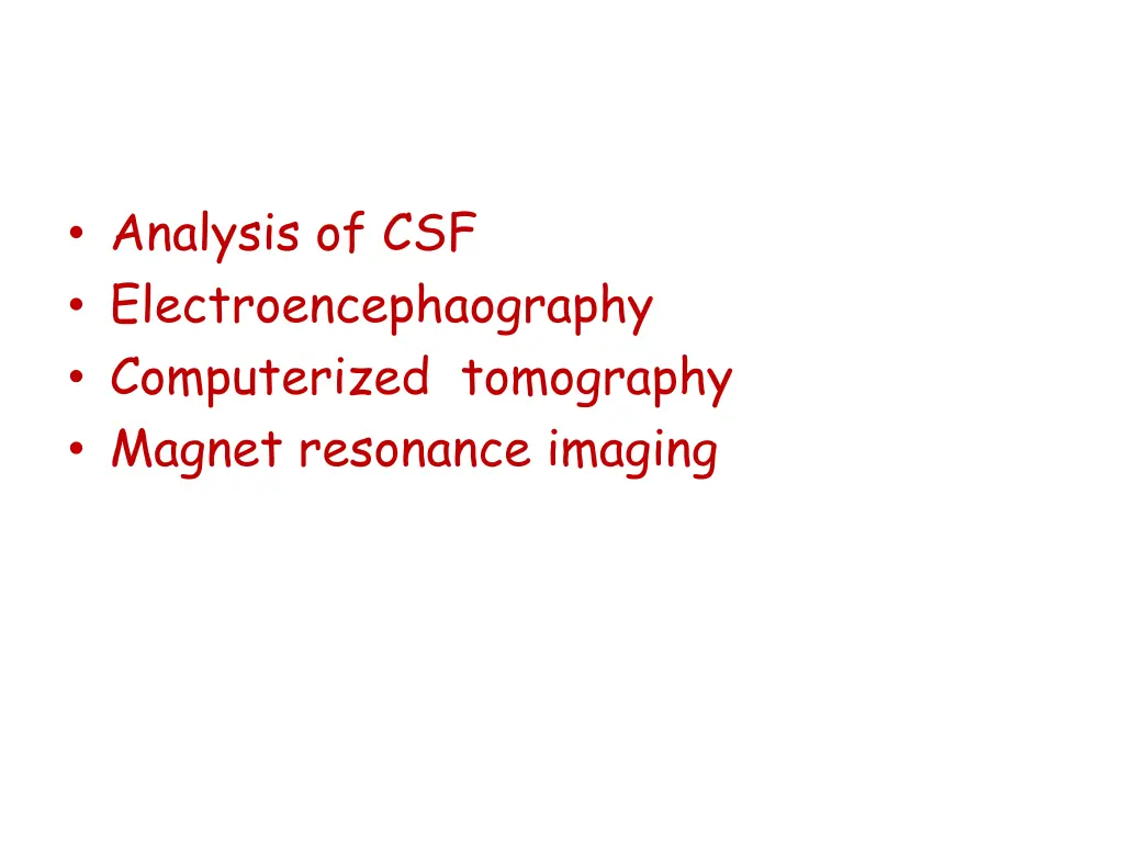 analysis of csf electroencephaography