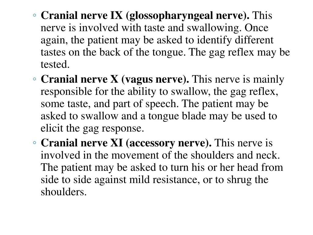 cranial nerve ix glossopharyngeal nerve this