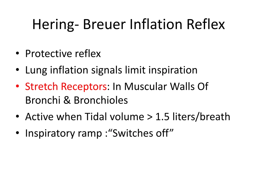 hering breuer inflation reflex