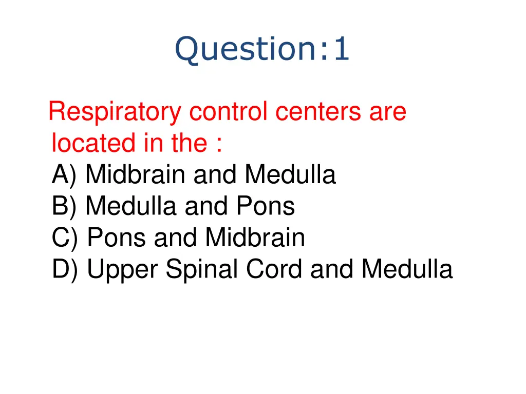 question 1