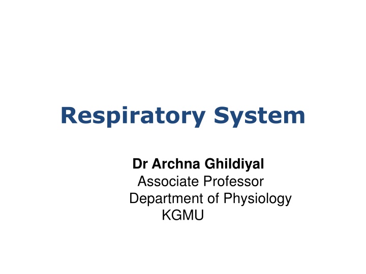 respiratory system