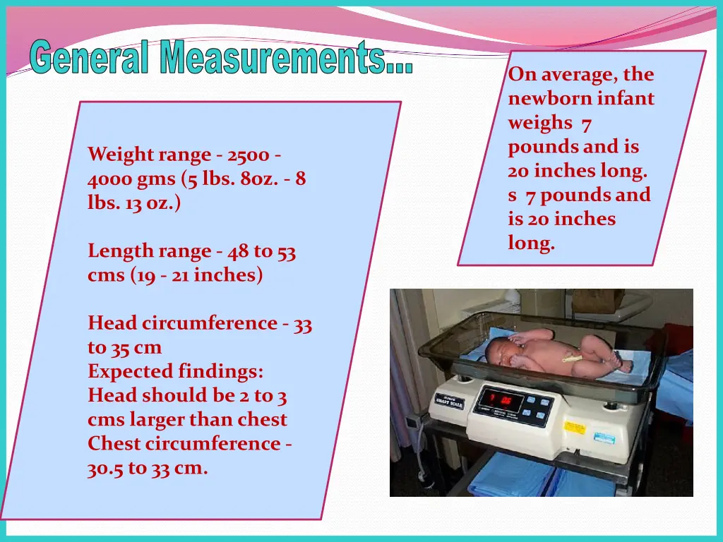 general measurements