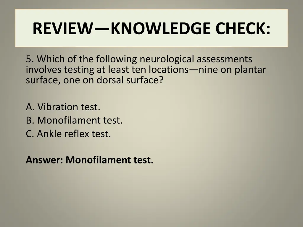 review knowledge check 3