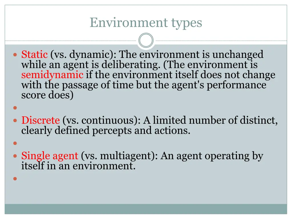 environment types 1