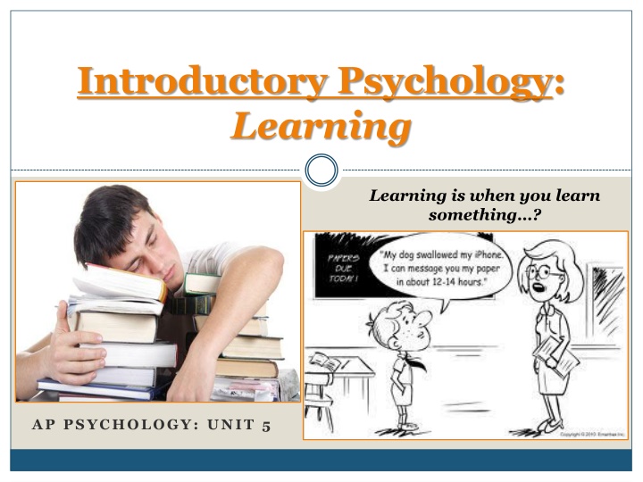 introductory psychology learning