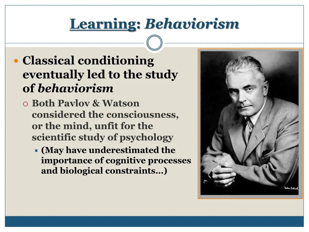 learning behaviorism 1