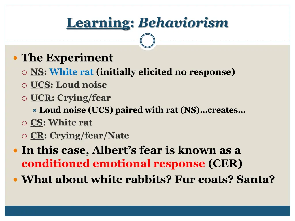 learning behaviorism 4