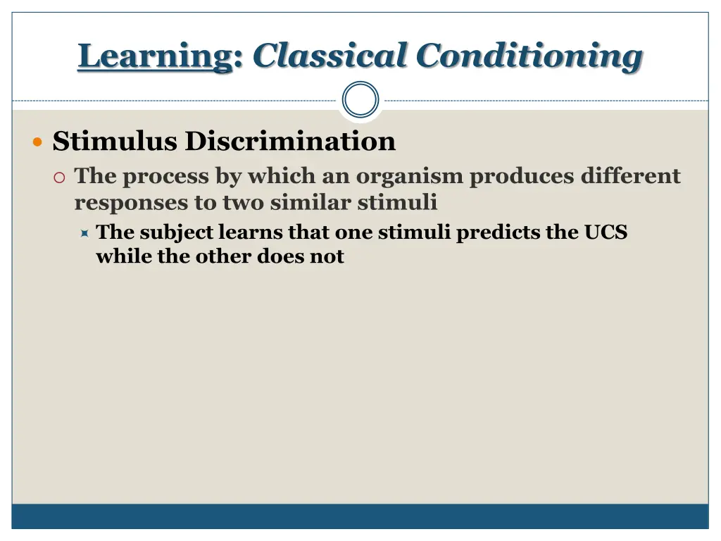 learning classical conditioning 10