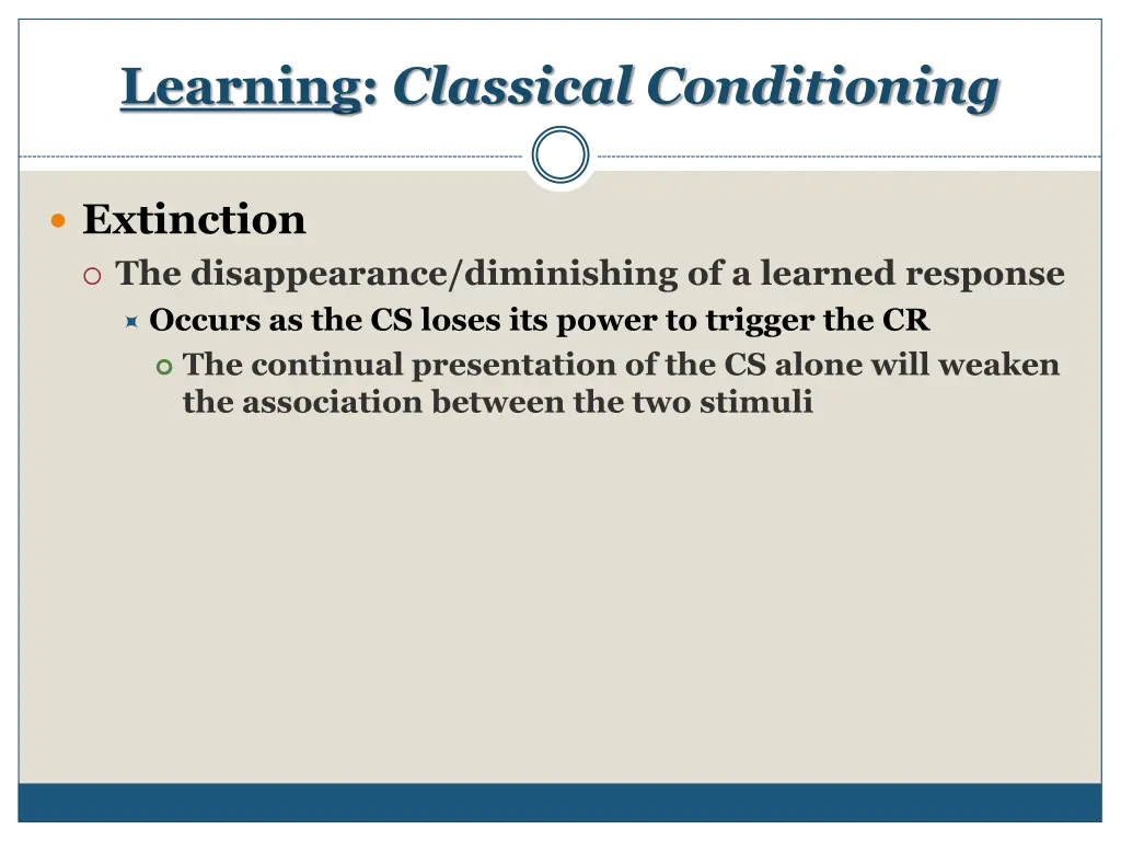 learning classical conditioning 11