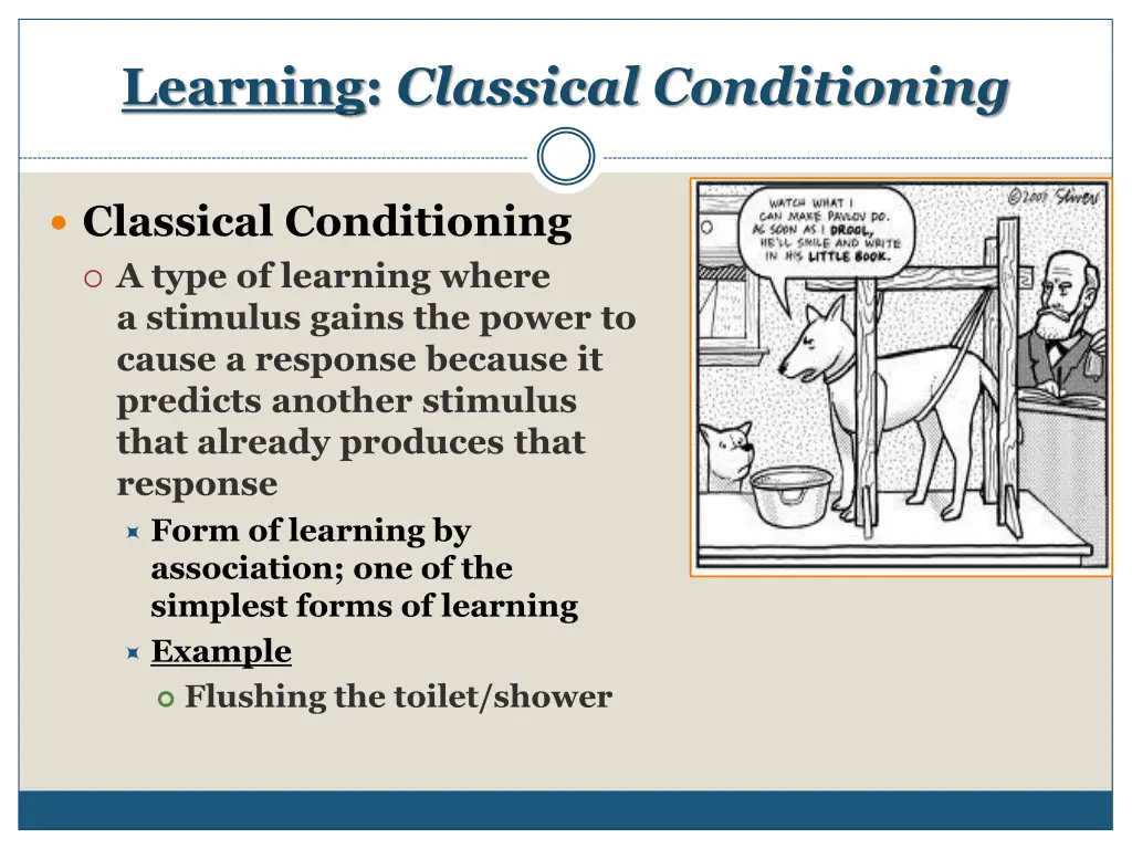 learning classical conditioning