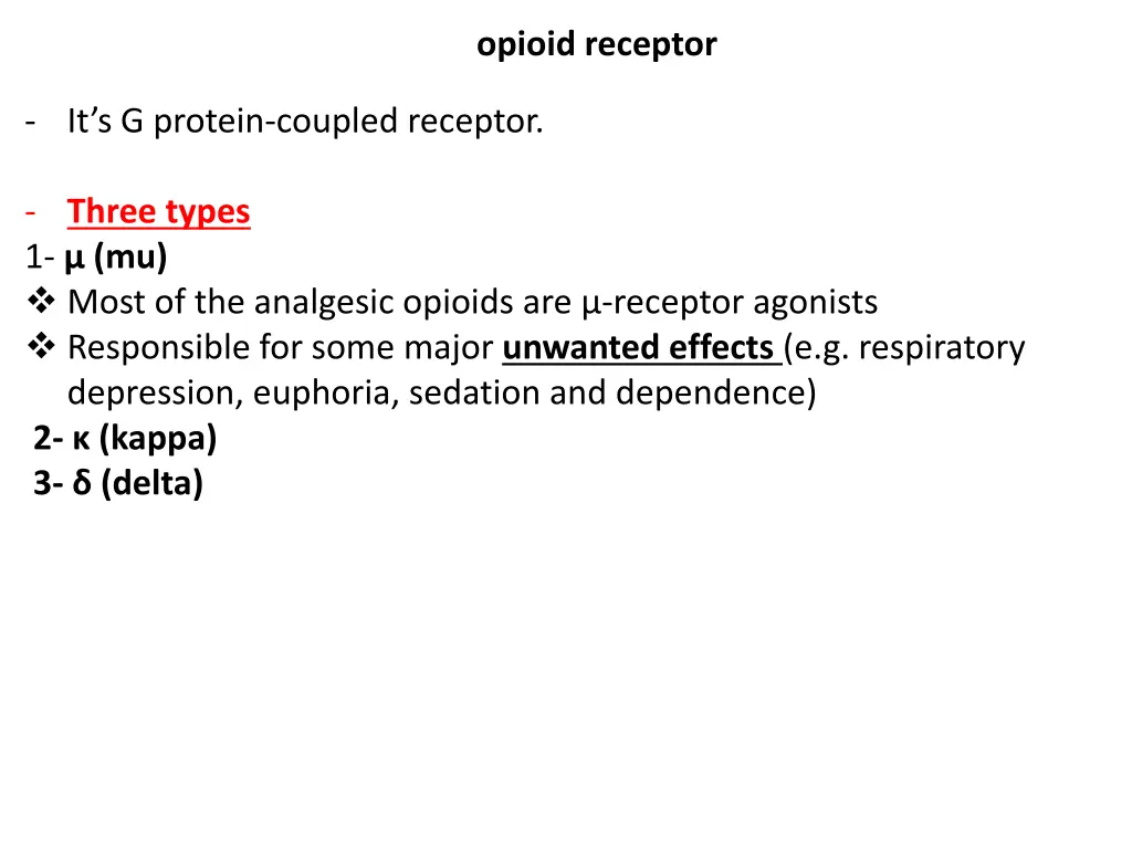 opioid receptor