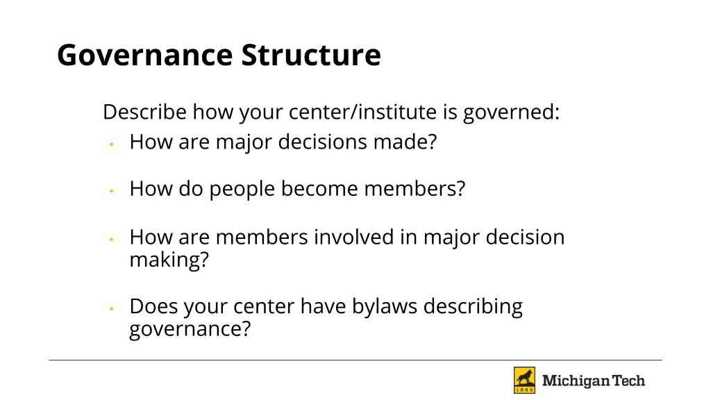 governance structure