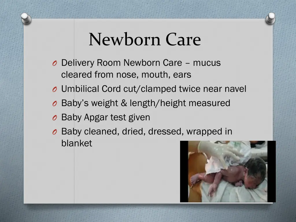 newborn care