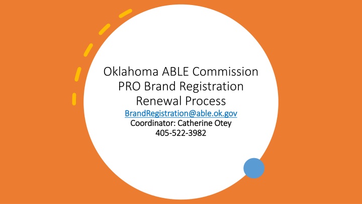 oklahoma able commission pro brand registration