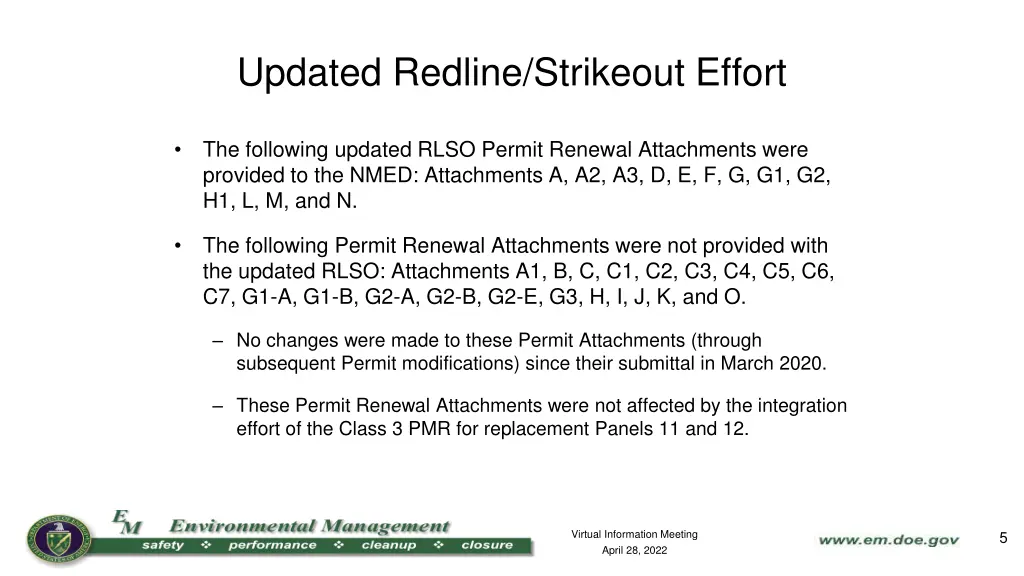 updated redline strikeout effort