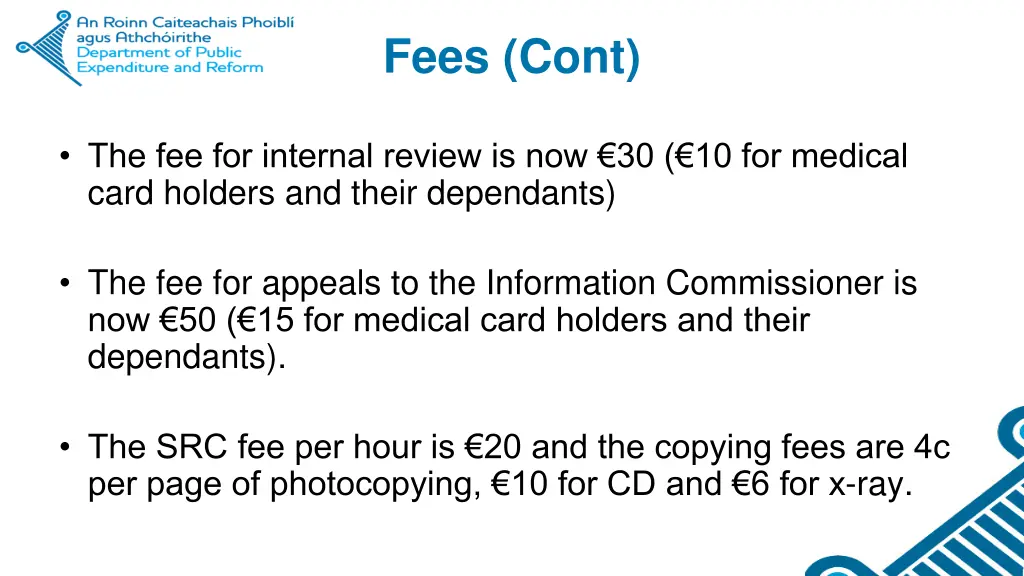 fees cont 1